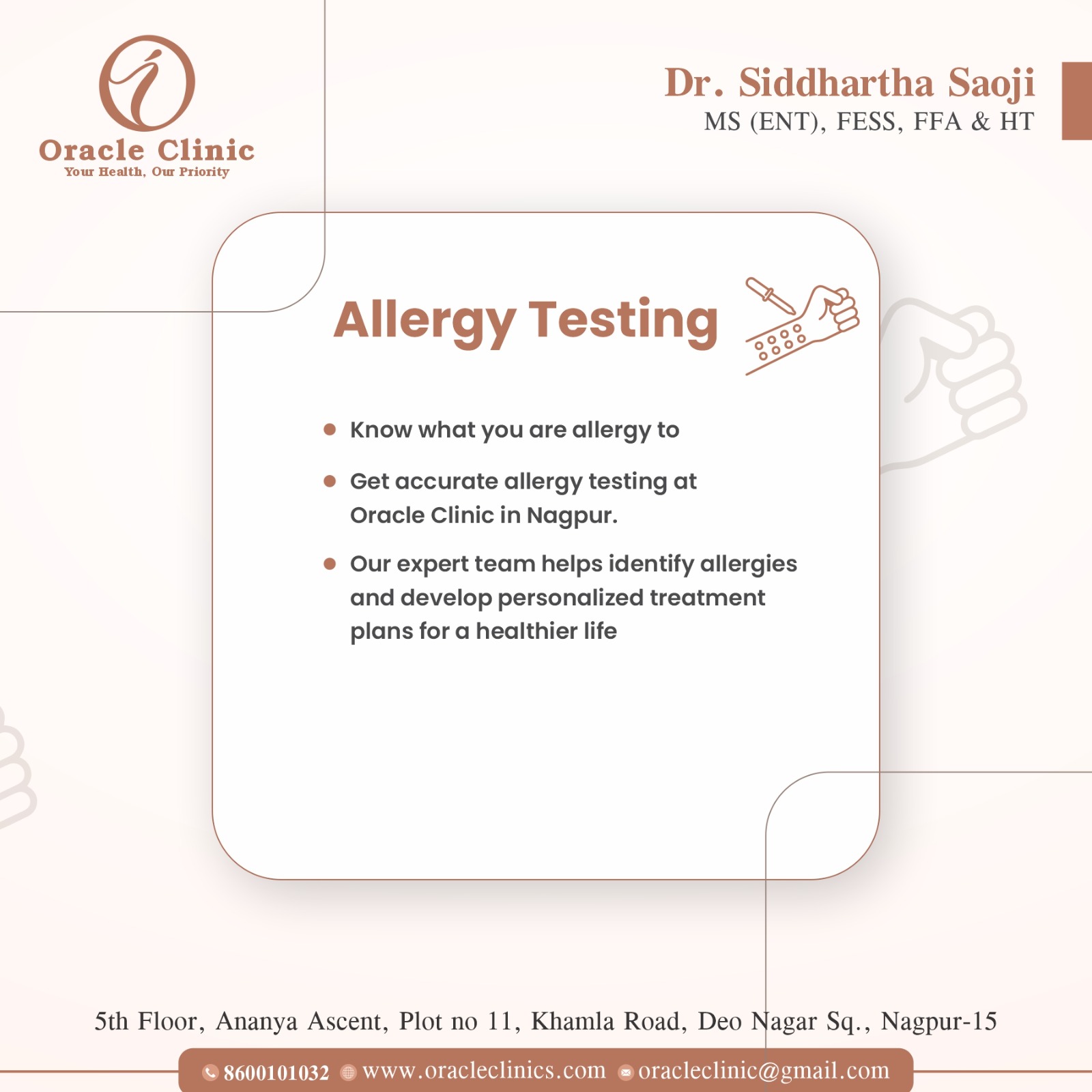 Know what you are allergic to